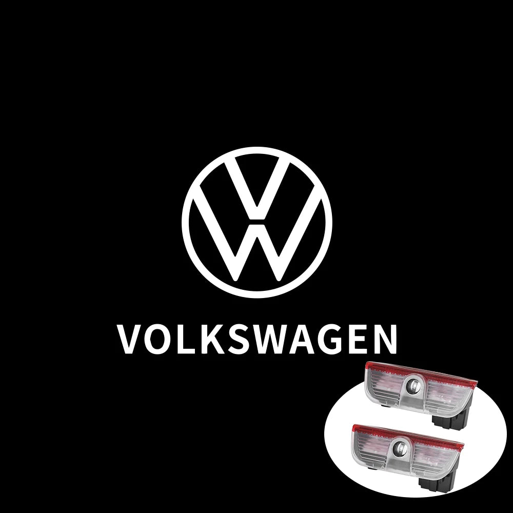 Podświetlenie Drzwi LED z Logo VW – Projektor Laserowy 2/4 szt.