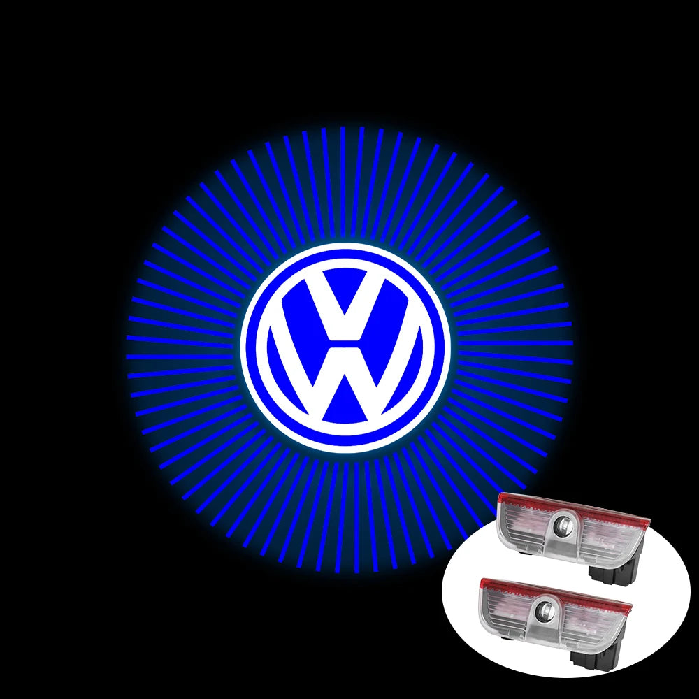 Podświetlenie Drzwi LED z Logo VW – Projektor Laserowy 2/4 szt.