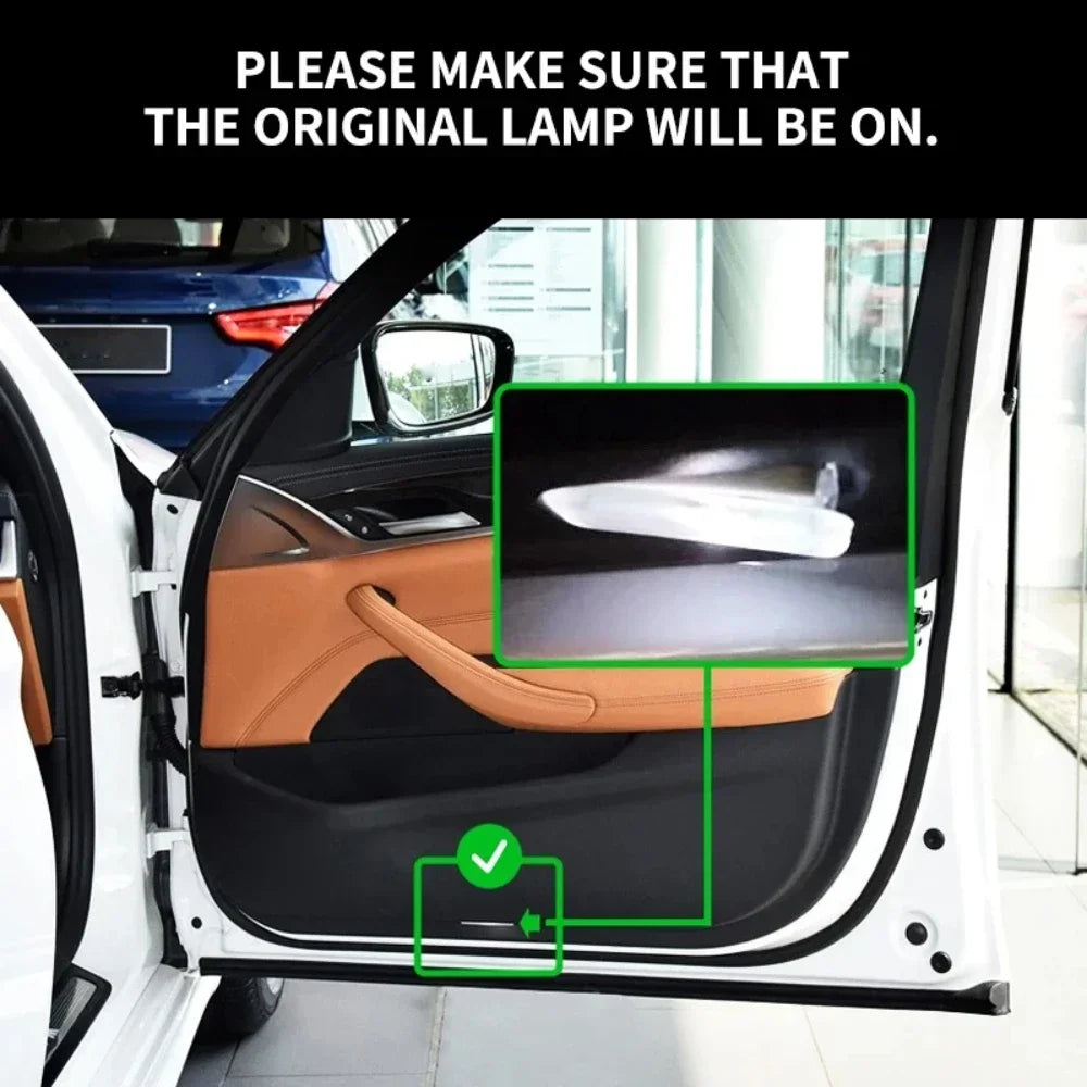 Podświetlenie Drzwi LED z Logo Audi – Projektor Laserowy 2/4 szt.