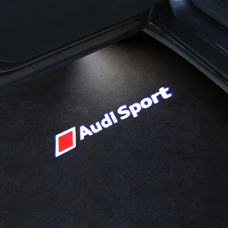Podświetlenie Drzwi LED z Logo Audi – Projektor Laserowy 2/4 szt.