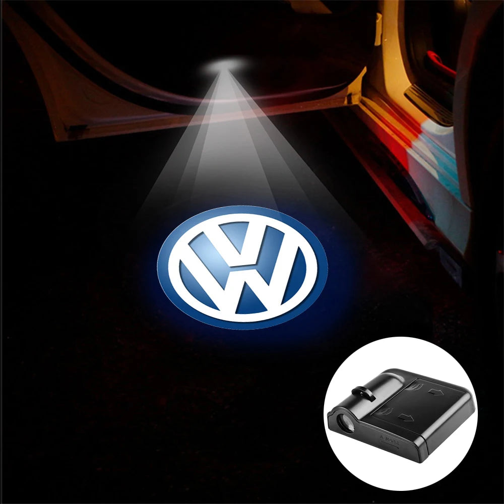 Podświetlenie Drzwi LED z Logo VW – Projektor Laserowy 2/4 szt.