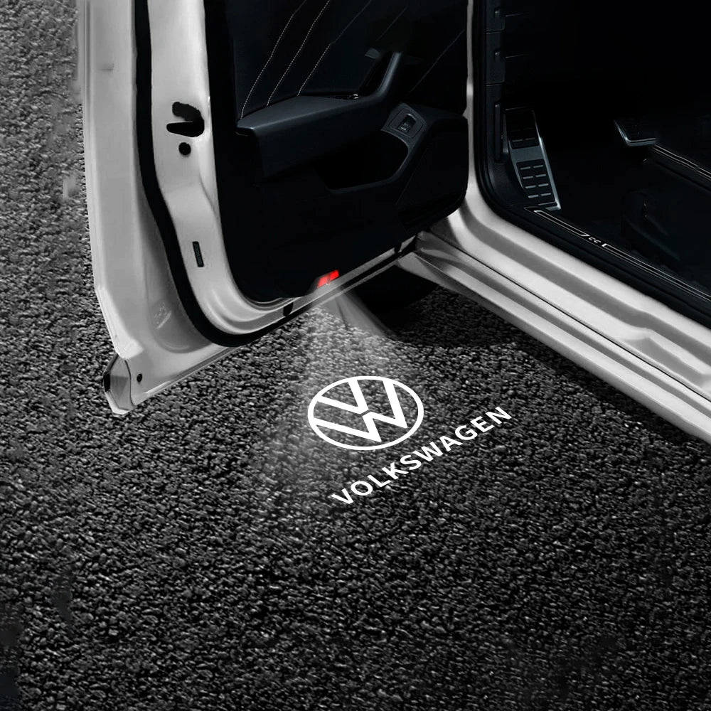Podświetlenie Drzwi LED z Logo VW – Projektor Laserowy 2/4 szt.