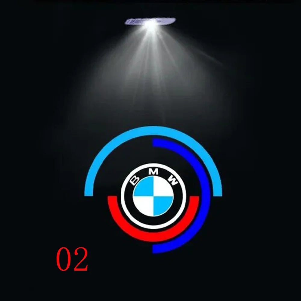 Podświetlenie Drzwi LED z Logo BMW – Projektor Laserowy 2 szt.