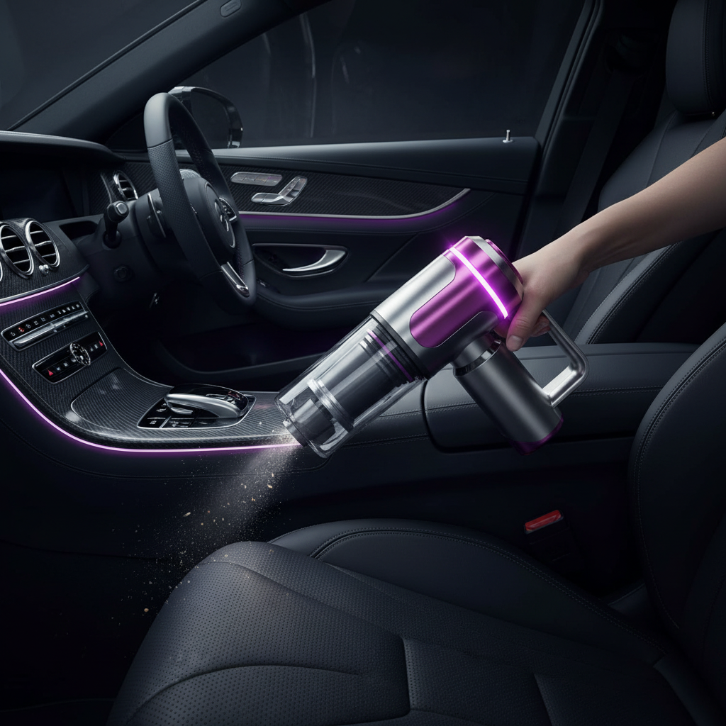 CleanDrive Pro – wnętrze luksusowego auta