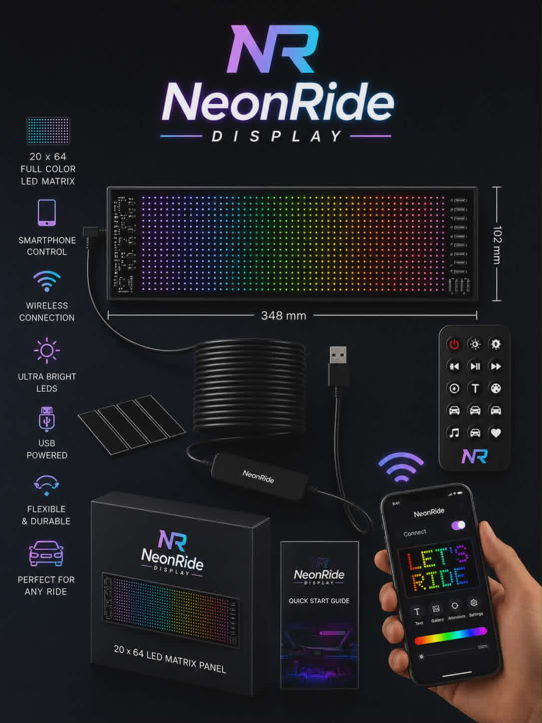 NeonRide Display
