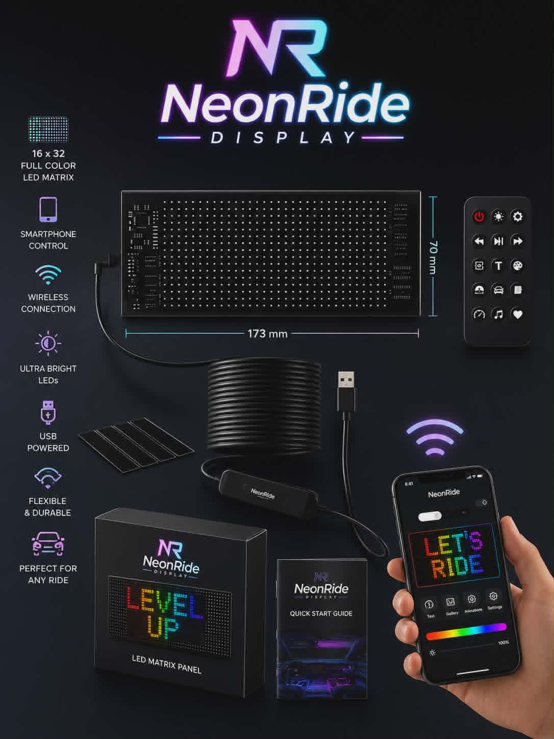 NeonRide Display